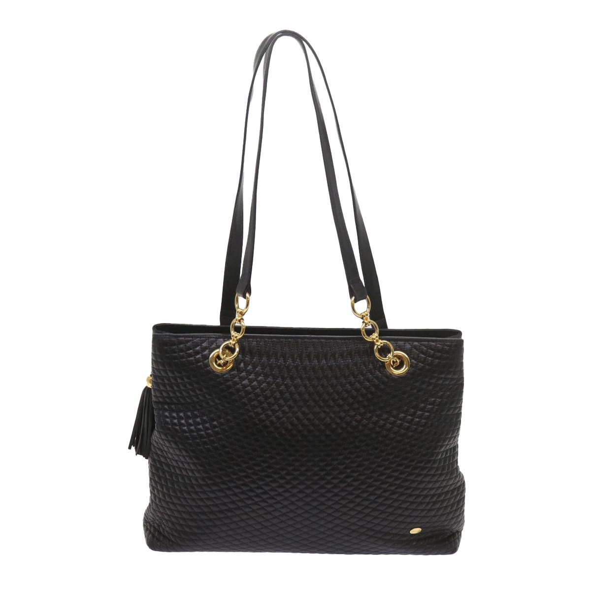 Bally Black Leather Shoulder Bag (Pre-Owned) Size ONE SIZE - 1 Thumbnail