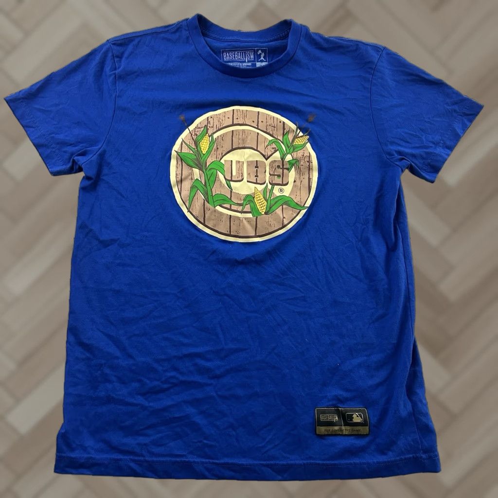 Vintage Baseballism Cubs Short Sleeve T Shirt Men's M Blue Size US M / EU 48-50 / 2 - 1 Thumbnail