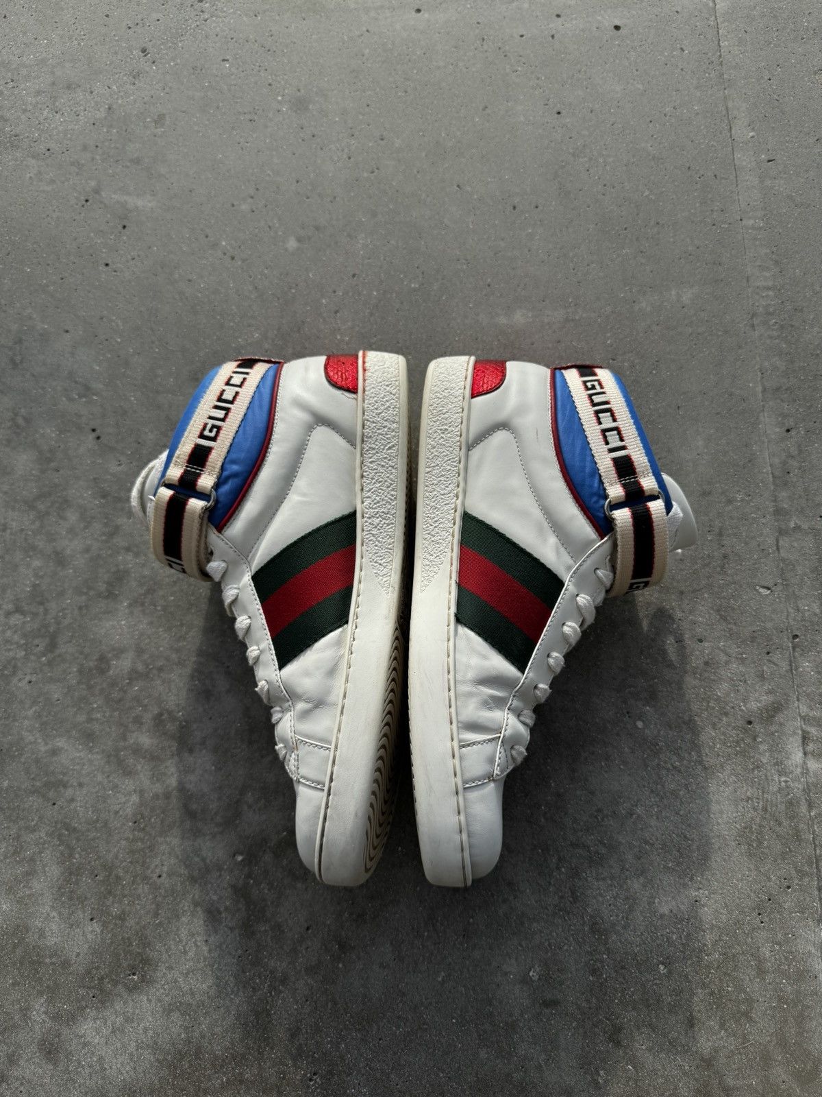 Gucci Gucci Ace Sneakers Hi-top designer archive Strap Hype Size US 8 / EU 41 - 4 Thumbnail