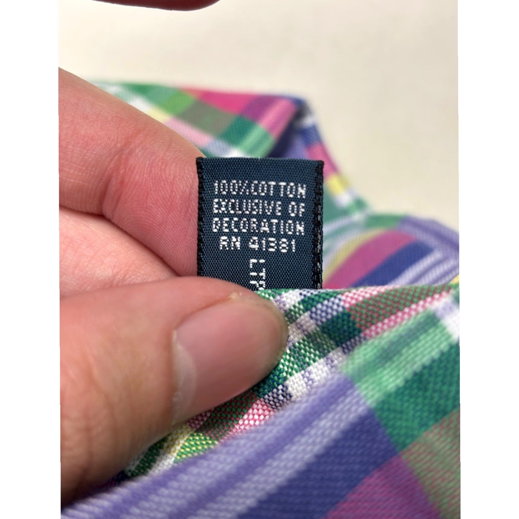 Ralph Lauren Ralph Lauren Custom Fit Plaid Button-Down Shirt Men's XL Purple Size US XL / EU 56 / 4 - 6 Thumbnail