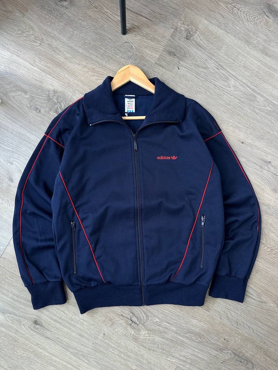 Adidas × Vintage Vintage Adidas Yugoslavia Blue Sportswear Zip Hoodie Size US M / EU 48-50 / 2 - 3 Thumbnail