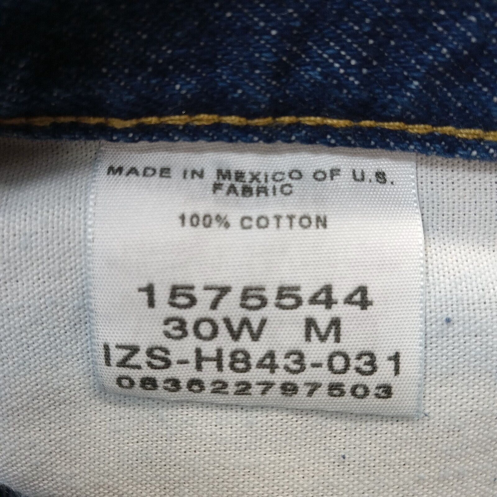 Lee New Lee Rider Jeans 30W Women's 50 X 32 High Rise Blue Denim Size 38" / US 16 / IT 52 - 4 Thumbnail