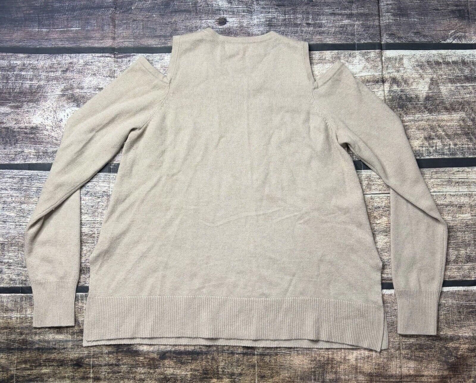Other Central Park West Cashmere Sweater Women Small Cold Shoulder Size S / US 4 / IT 40 - 4 Thumbnail