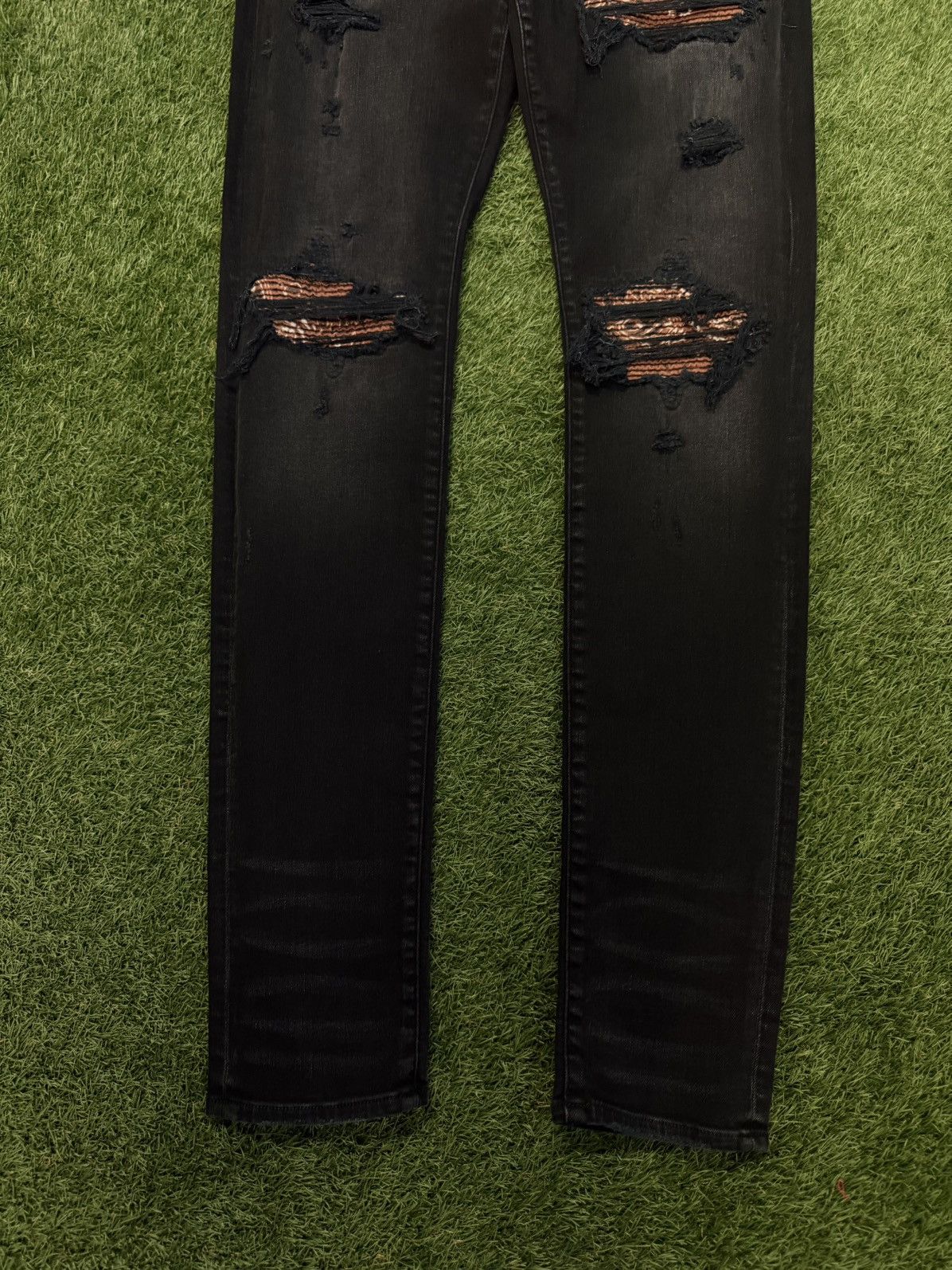Amiri Amiri MX1 Patch Jeans Black Size 36 Flawless 🧼 Size US 36 / EU 52 - 2 Thumbnail