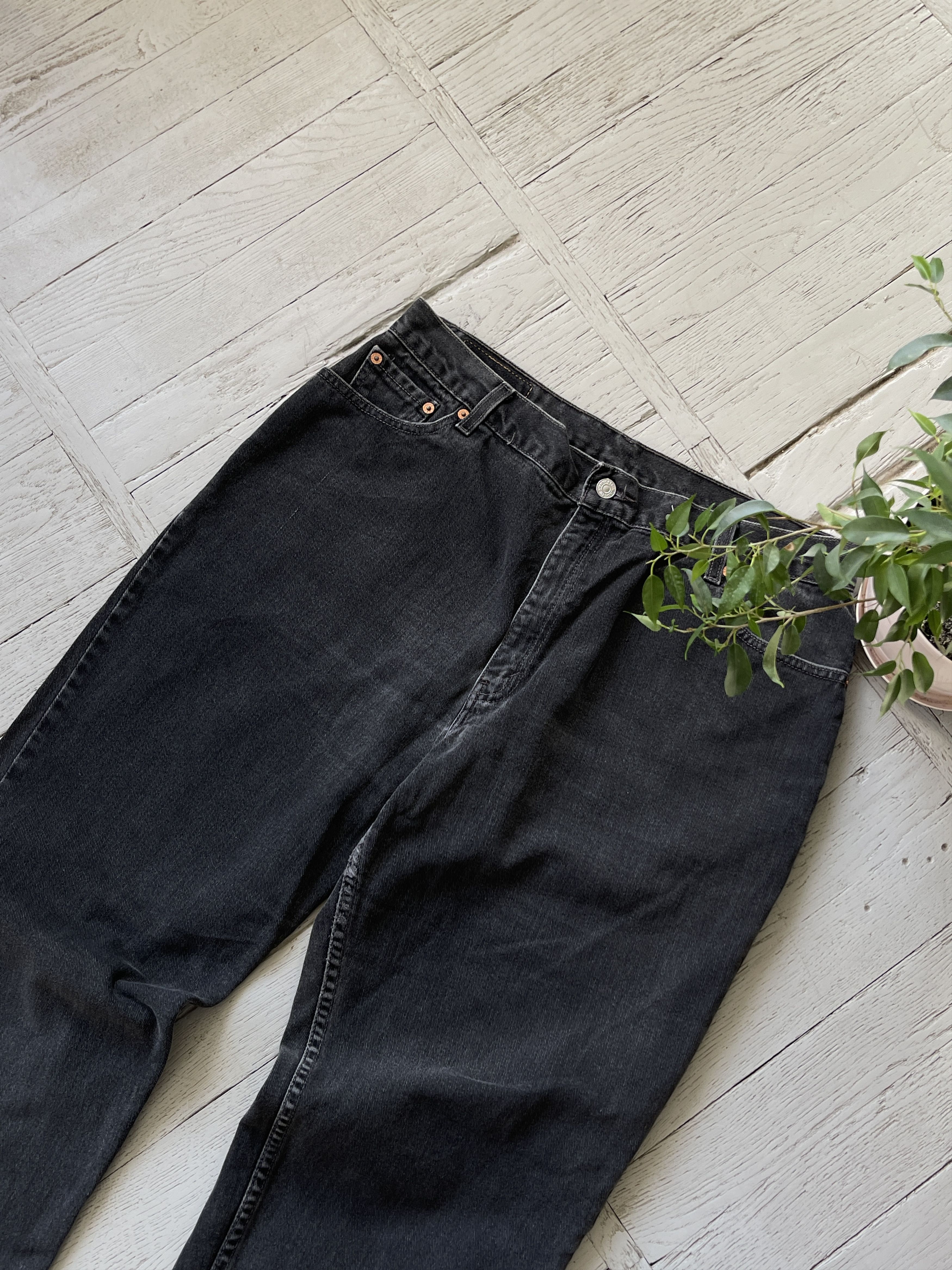 Levi's × Vintage Vintage 90s Levi's 550 Ash Gray Denim Jeans Size US 34 / EU 50 - 5 Thumbnail