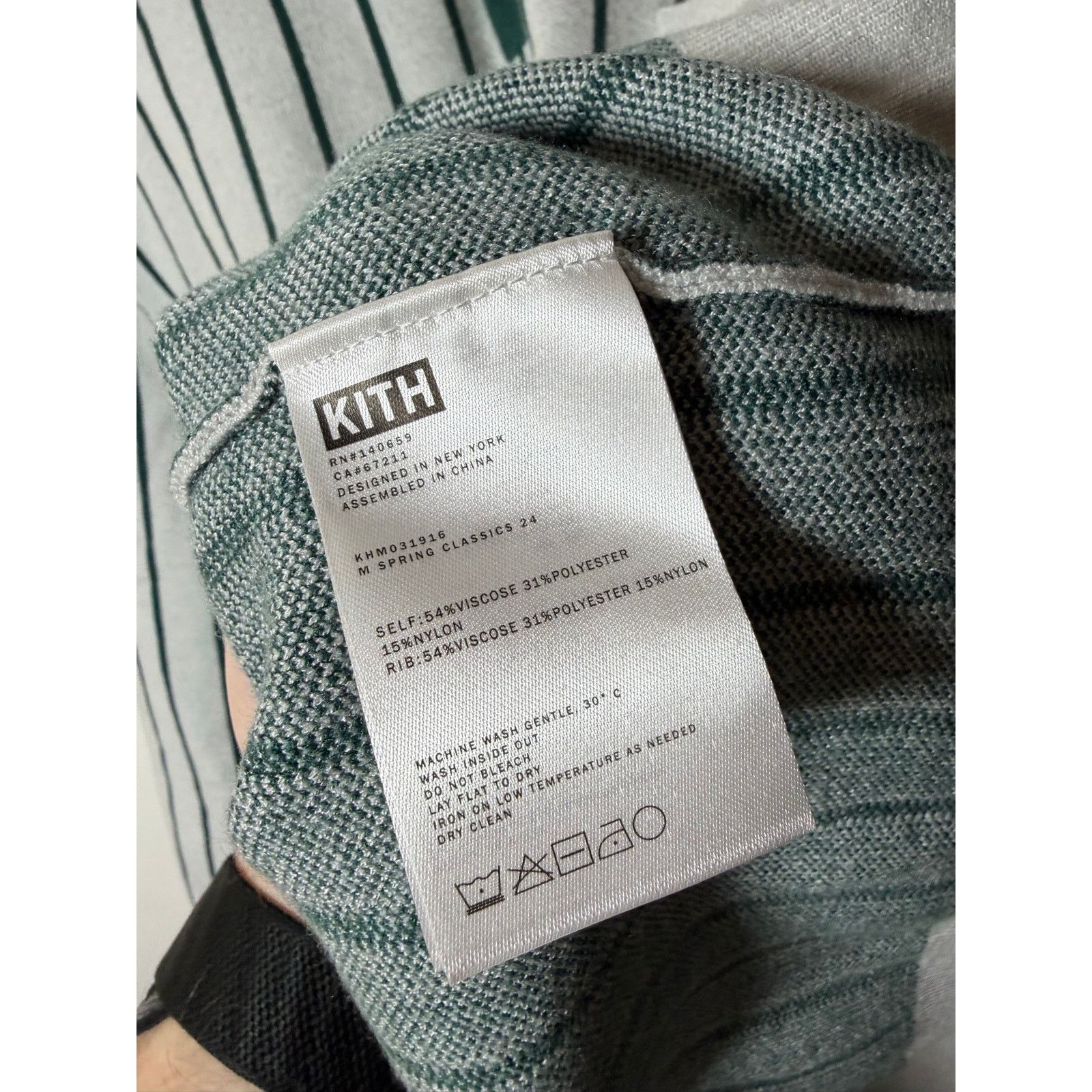 Kith Kith Harmon Rugby Pullover Sweater 'Light Heather Grey' Size US XL / EU 56 / 4 - 5 Thumbnail
