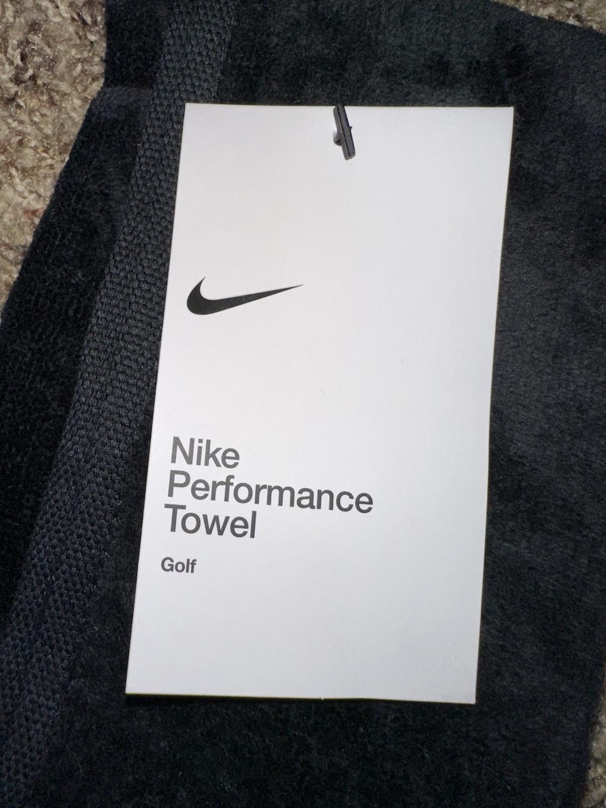 Nike Nike Performance Golf Black Towel Size ONE SIZE - 6 Thumbnail