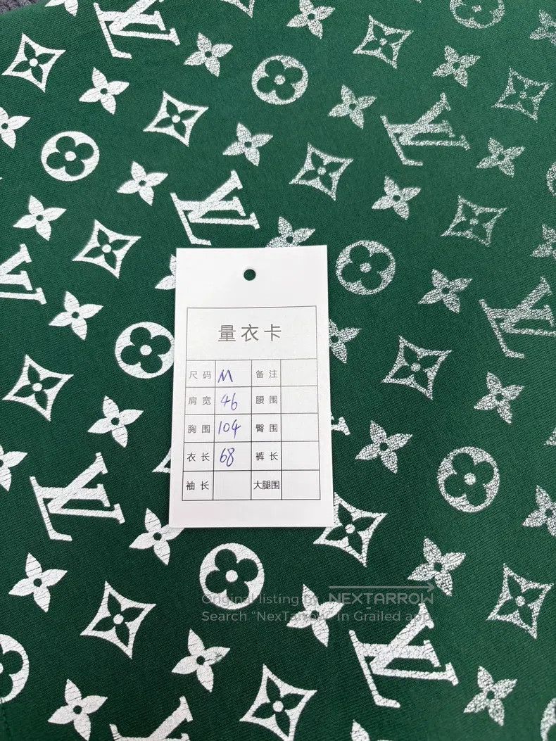 Louis Vuitton Louis Vuitton Green gradient full print short sleeve Size US M / EU 48-50 / 2 - 7 Thumbnail