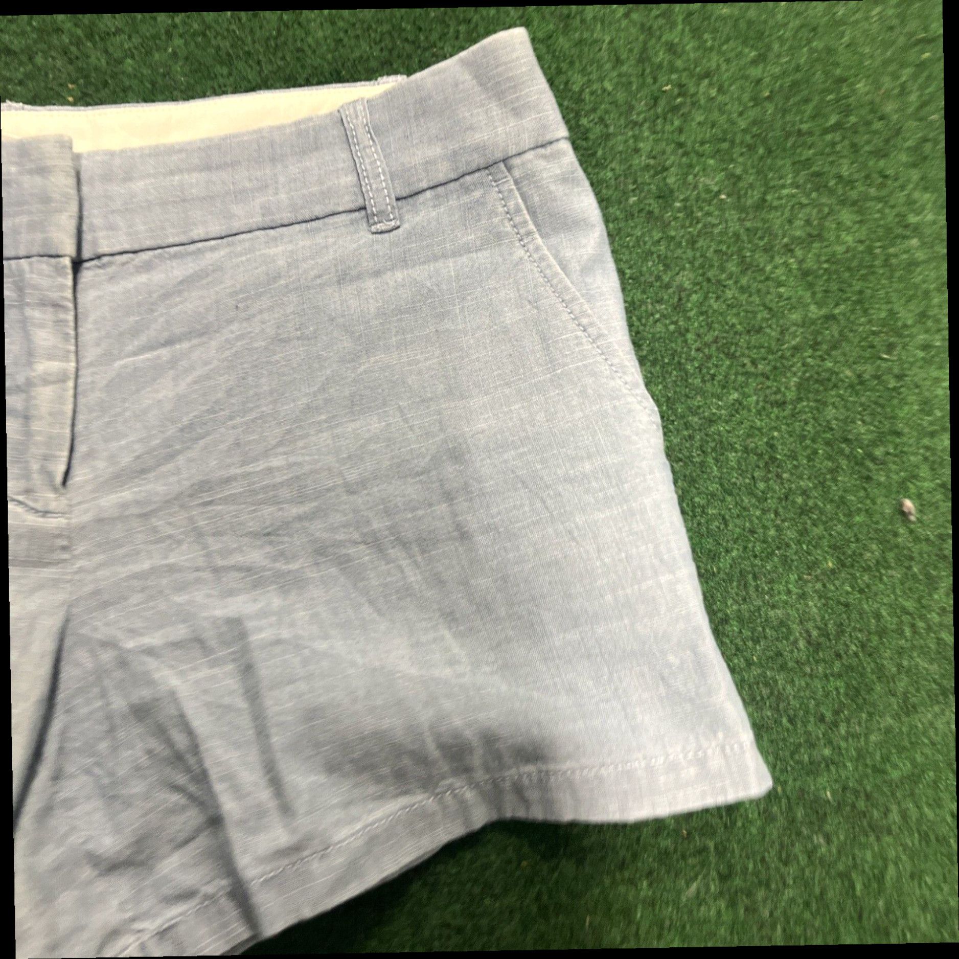 J.Crew J Crew Shorts Womens 2 Blue Chino Casual Zip Fly 3 Inch Inseam Summer Size 26" / US 2 / IT 38 - 3 Thumbnail