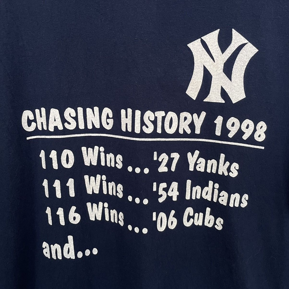 MLB × New York Yankees × Vintage Vintage 1998 NY Yankees 24th World Championship Tee Size US XL / EU 56 / 4 - 2 Thumbnail