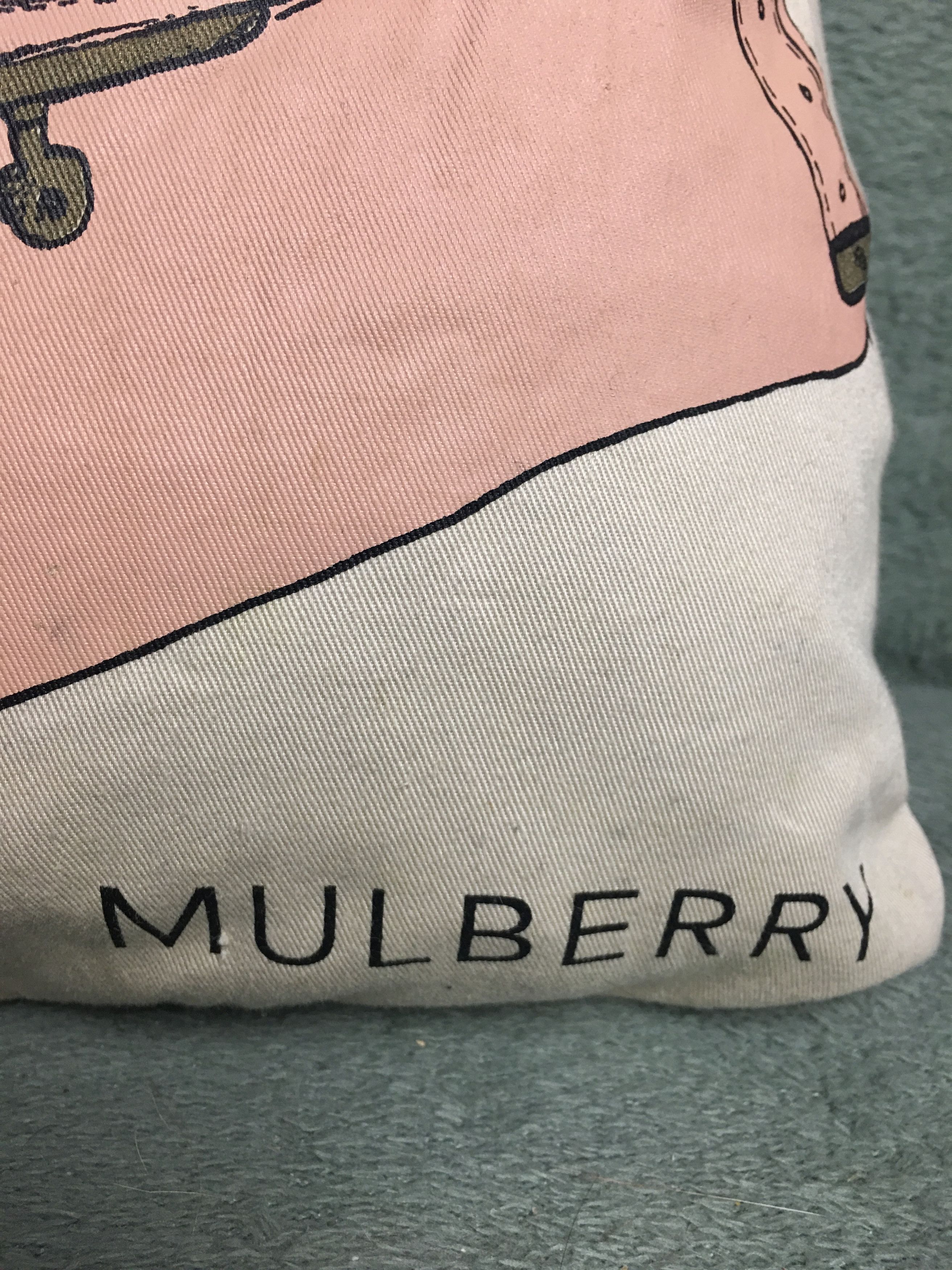 Mulberry RARE Mulberry Bunny Canvas Tote Bag S/S Collection 2011 Size ONE SIZE - 3 Thumbnail