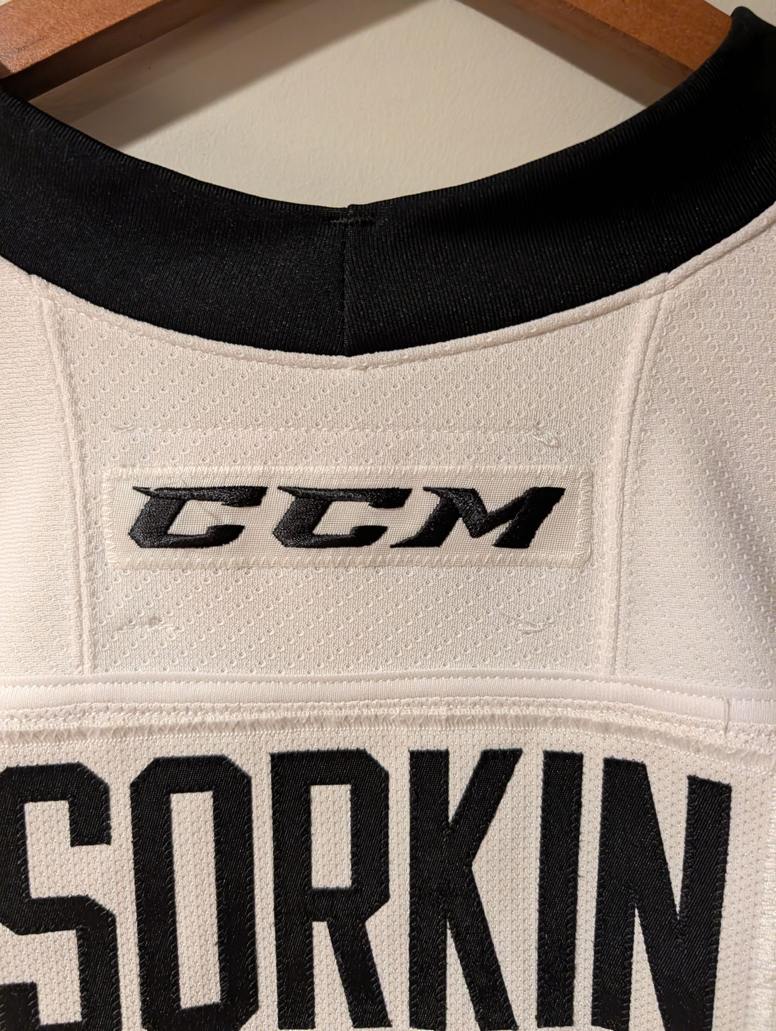 NHL CCM Wilkes-Barre Scranton Penguins Sorkin #7 Hockey Jersey Size US XL / EU 56 / 4 - 12 Thumbnail