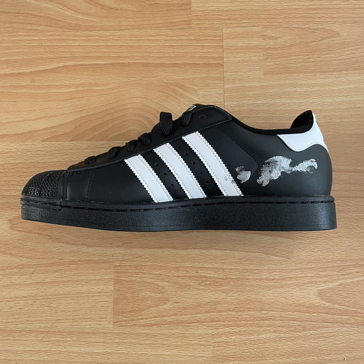 Adidas Custom Superstar 2 x Kal Banx black sneaker Size US 9 / IT 39 - 6 Thumbnail