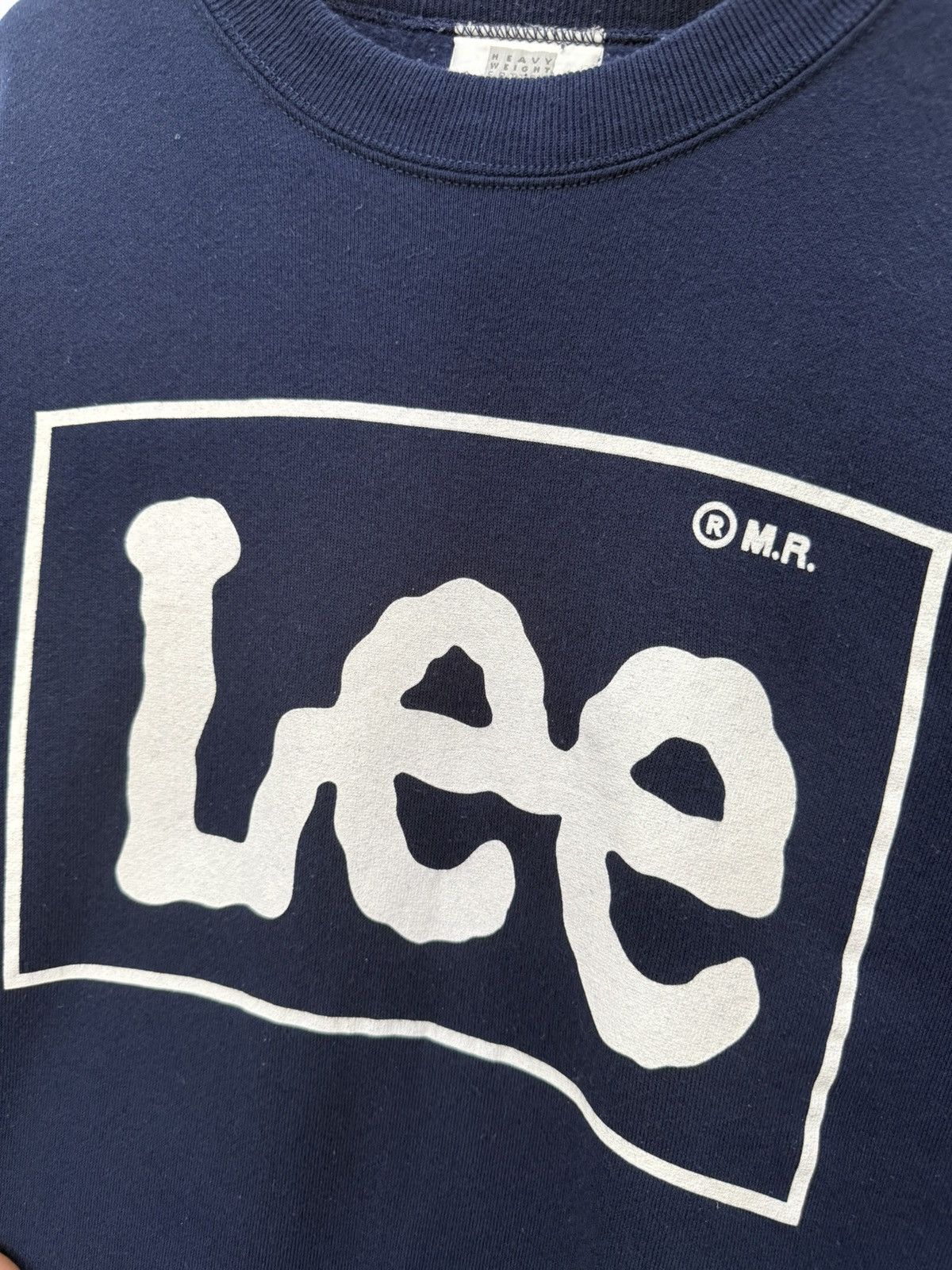Lee 🔥 VINTAGE 90's LEE MADE IN USA iCONIC LOGO SWEATSHIRT - L Size US M / EU 48-50 / 2 - 4 Thumbnail