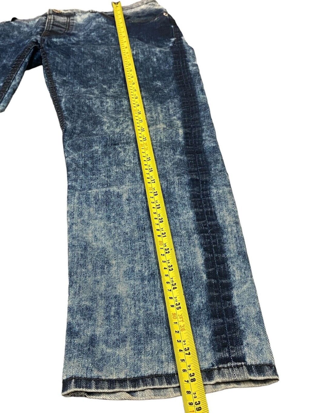 River Island River Island Man Acid Wash Skinny Stretch Slim Jeans 34/32 Size US 34 / EU 50 - 9 Thumbnail