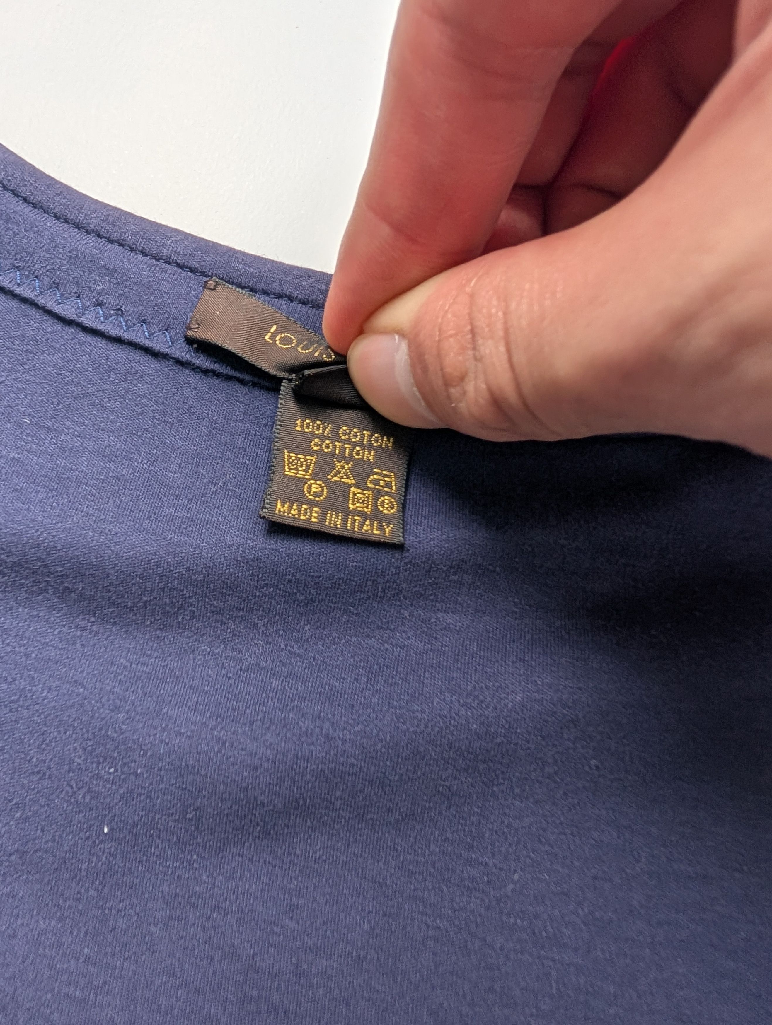 Louis Vuitton Navy Blue Tank Top With Lv Padlock Chains And Charm Size S / US 4 / IT 40 - 5 Thumbnail