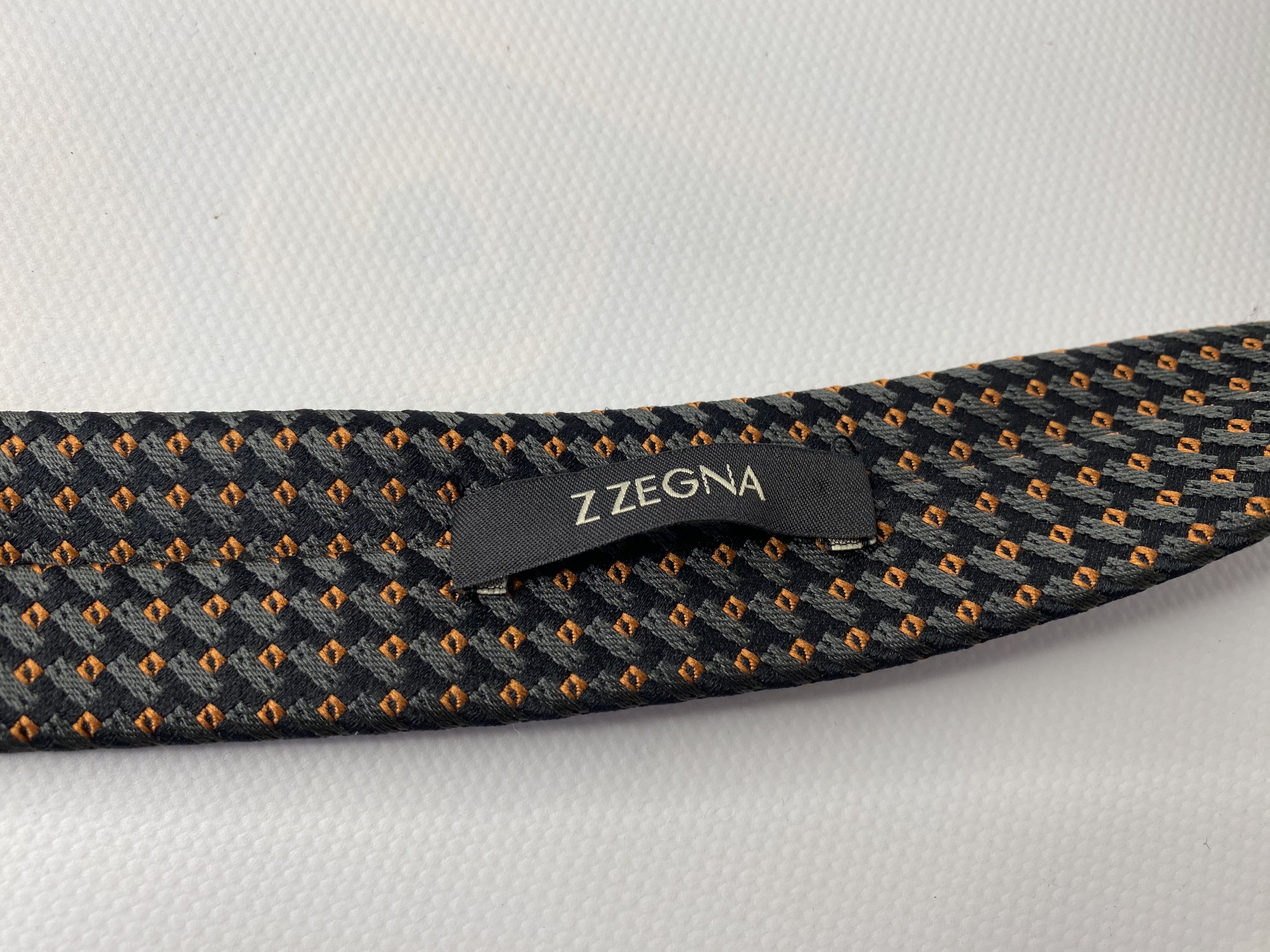 Z Zegna ERMENEGILDO Z ZEGNA CLASSIC SILK TIE Size ONE SIZE - 3 Thumbnail