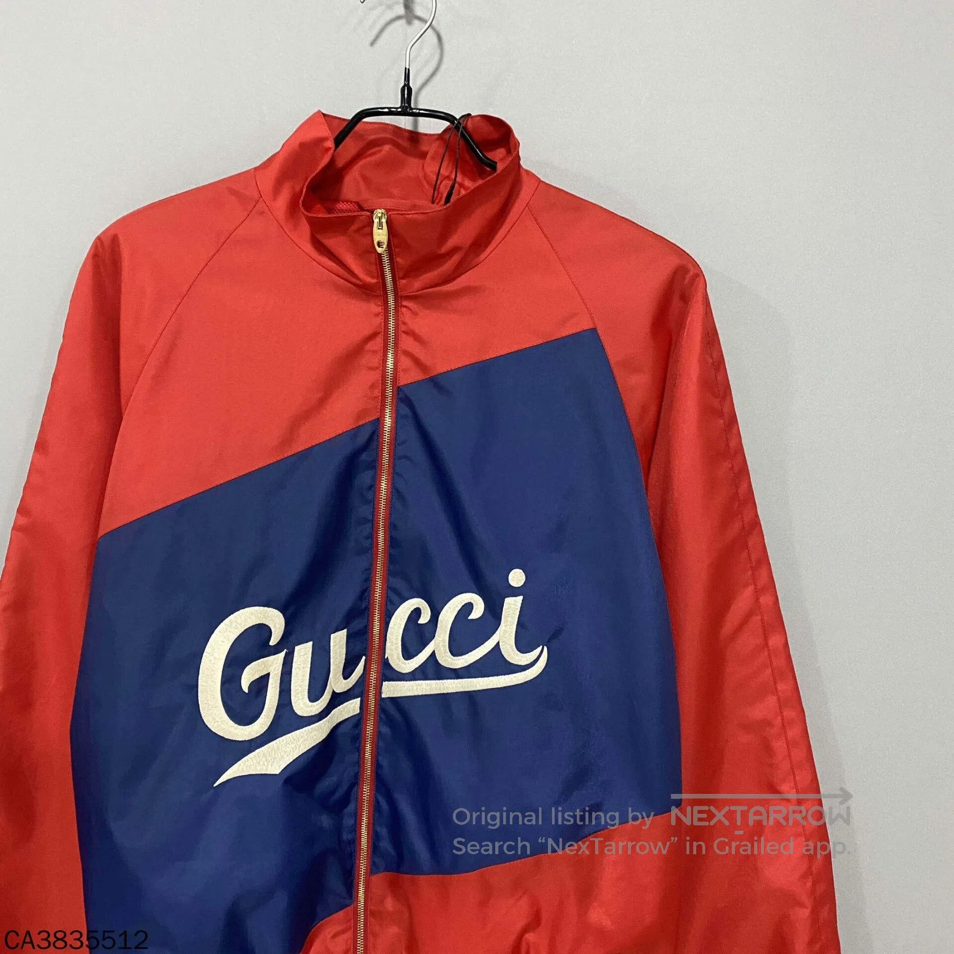 Gucci Gucci Red Blue Letter Logo Coat. Size US S / EU 44-46 / 1 - 2 Thumbnail