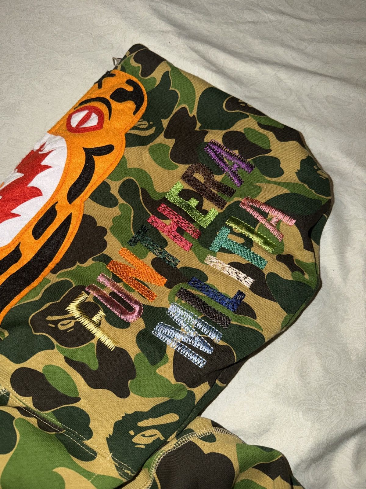 Bape A Bathing Ape Men’s ABC Camo Tiger Full Zip Hoodie Size US XL / EU 56 / 4 - 4 Thumbnail
