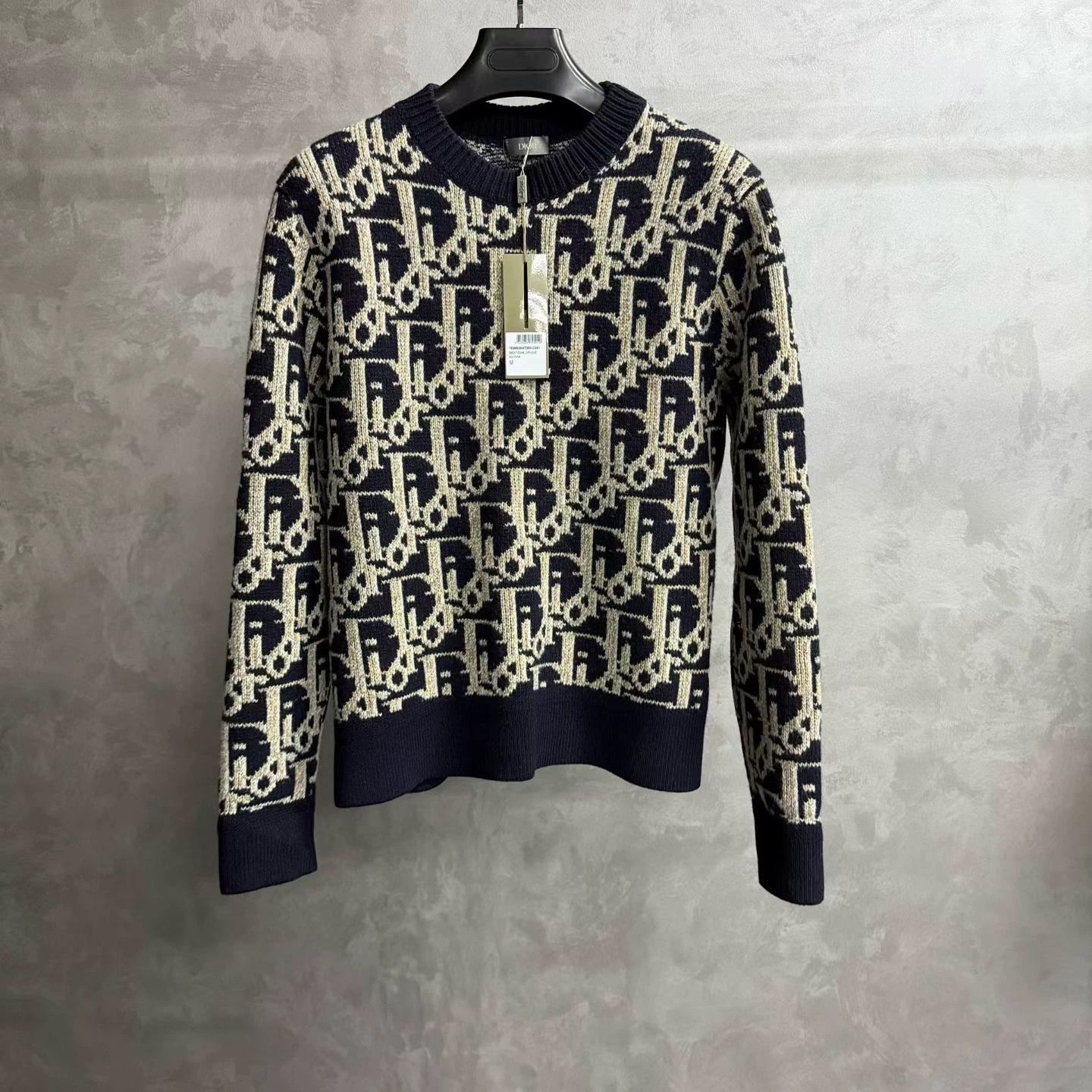 Dior dior navy blue logo long sleeve sweater Size US M / EU 48-50 / 2 - 1 Thumbnail