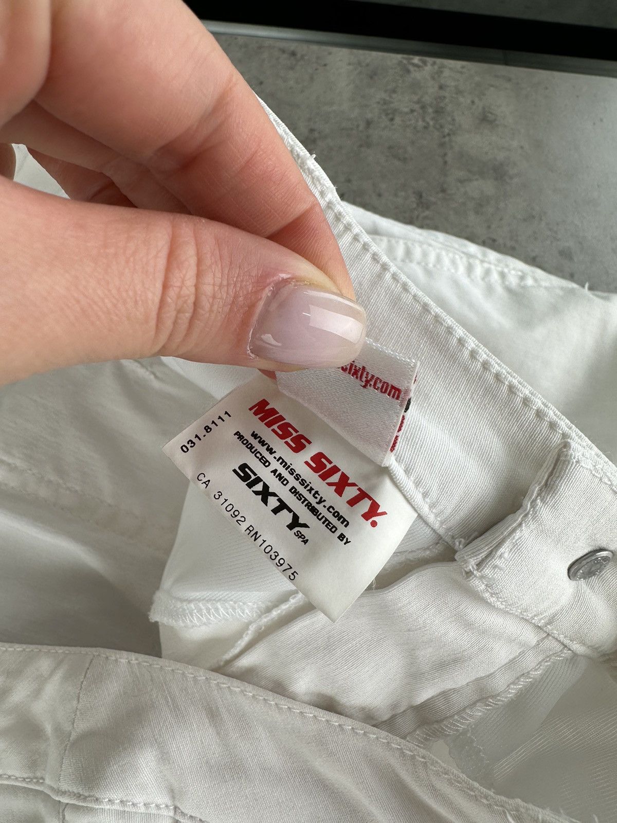 Miss Sixty Miss Sixty White Pants Size 29" - 4 Thumbnail