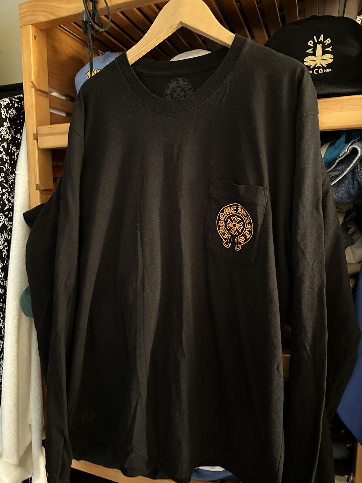 Chrome Hearts Chrome Hearts L/s Staff Black Orange Size US XL / EU 56 / 4 - 3 Thumbnail