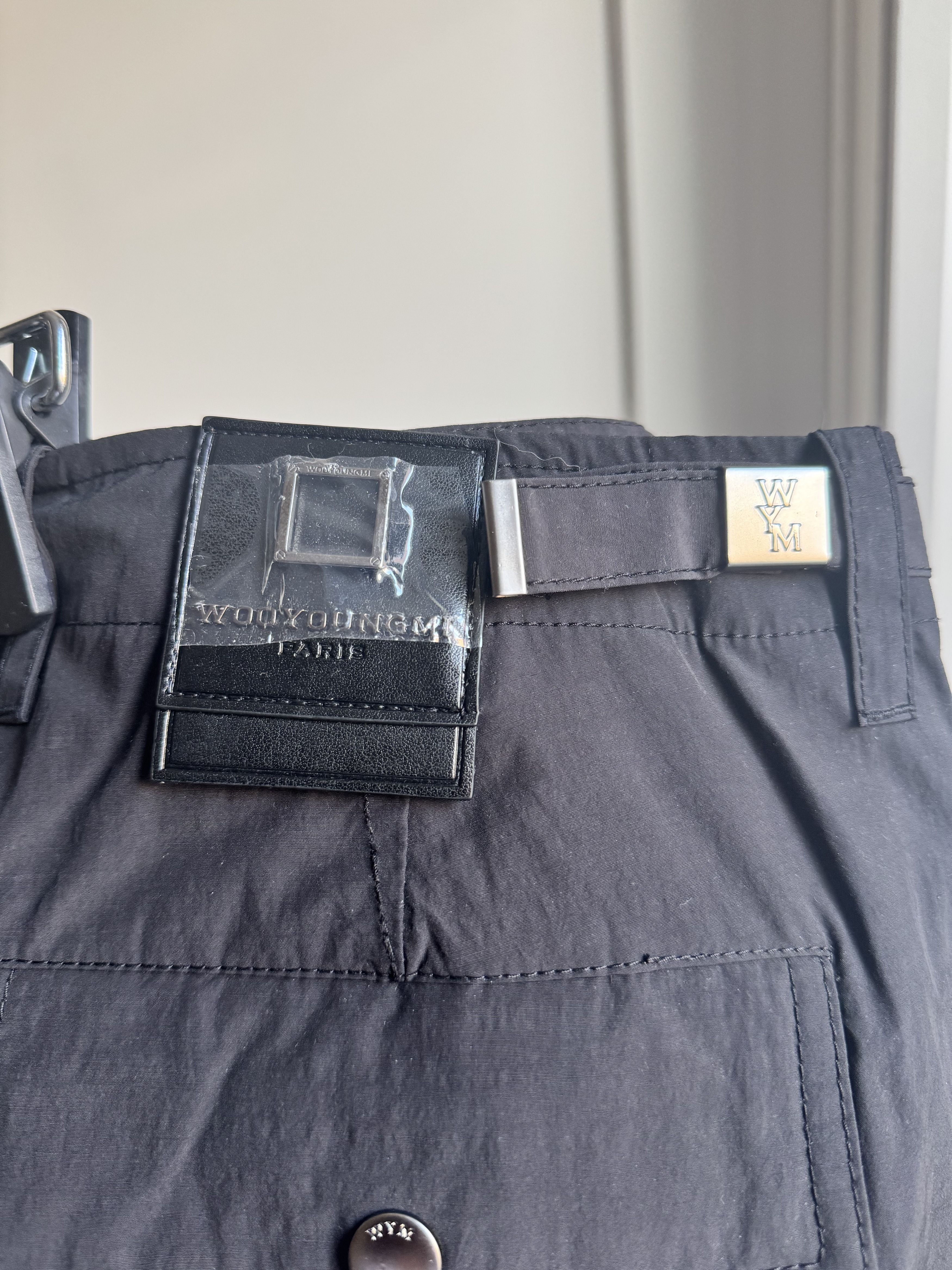 Wooyoungmi Wooyungmi Black Taffeta Cargo Pant Size US 36 / EU 52 - 5 Thumbnail