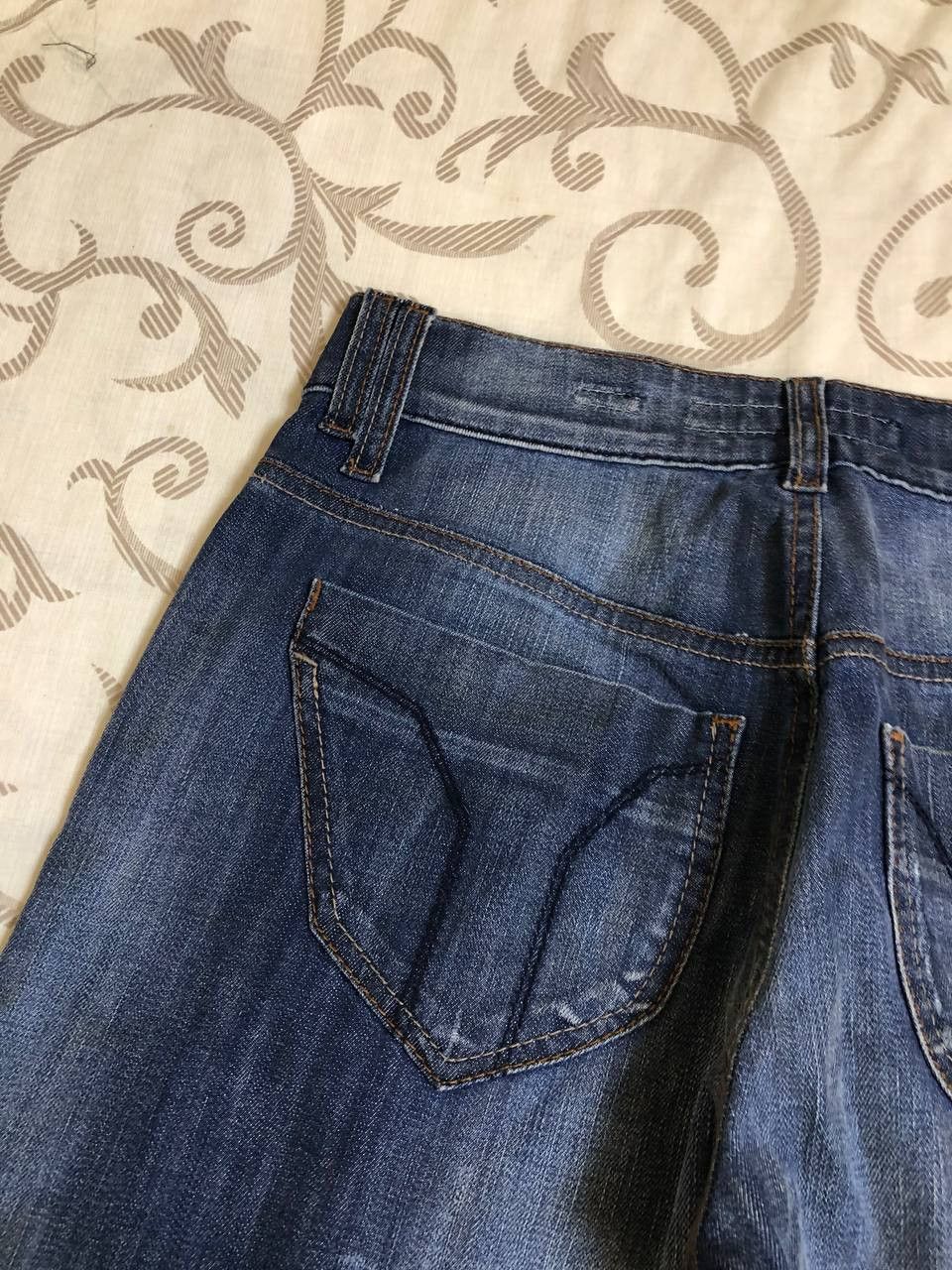Miss Sixty Miss Sixty Diablo Slim Straight Leg Jeans Womens Destroyed Size 25" / US 0 / IT 36 - 19 Thumbnail