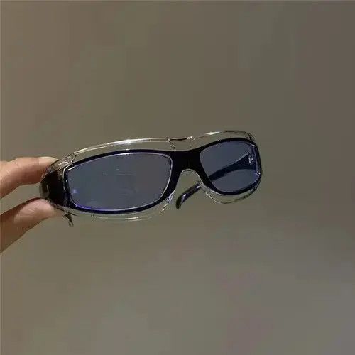 Other High quality retro punk futuristic tech sunglasses Size ONE SIZE - 3 Thumbnail
