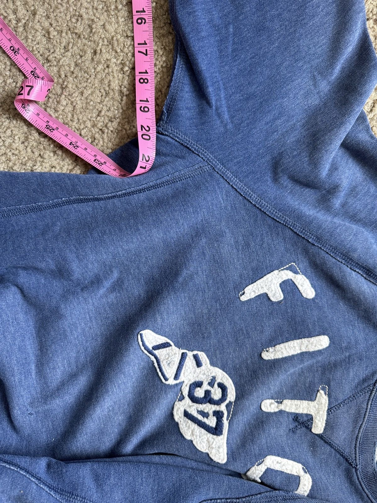 Abercrombie & Fitch Vintage Abercrombie and Fitch mens blue sweatshirt Medium Size US M / EU 48-50 / 2 - 8 Thumbnail