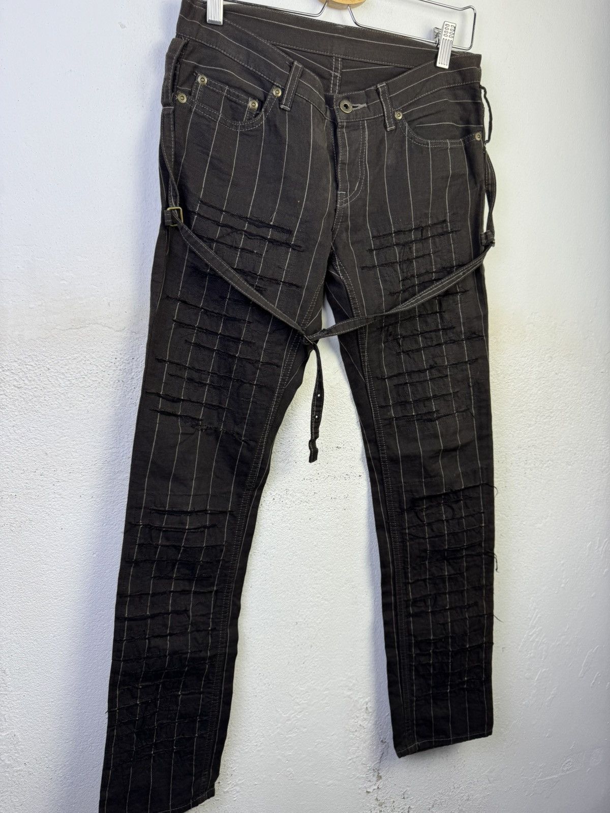 Hysteric Glamour Hysteric Glamour Distressed Design Bondage Pants Size 30" / US 8 / IT 44 - 2 Thumbnail