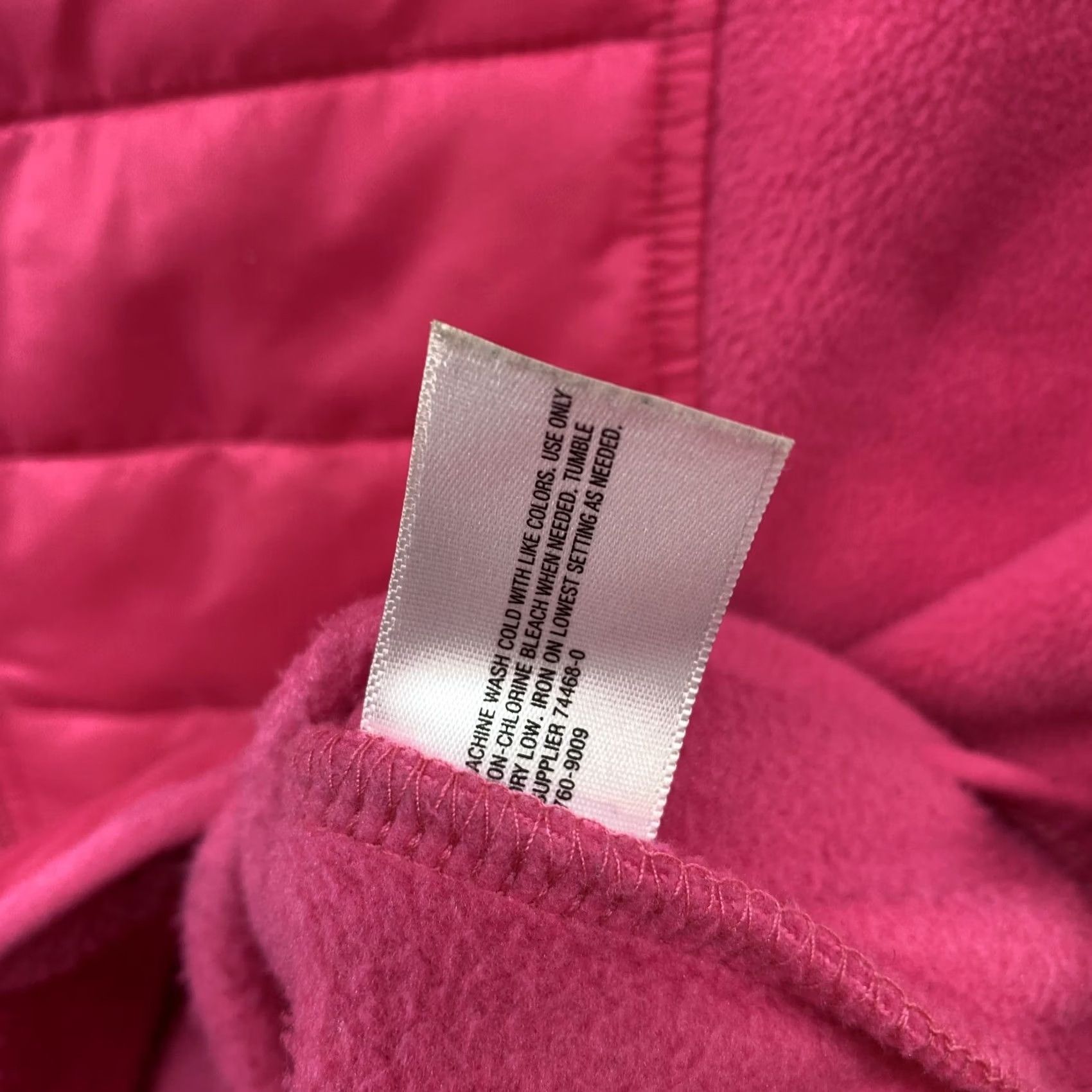 Alife Made for Life Women’s Pink Full Zip Fleece Jacket in Petite Size Large Size L / US 10 / IT 46 - 4 Thumbnail