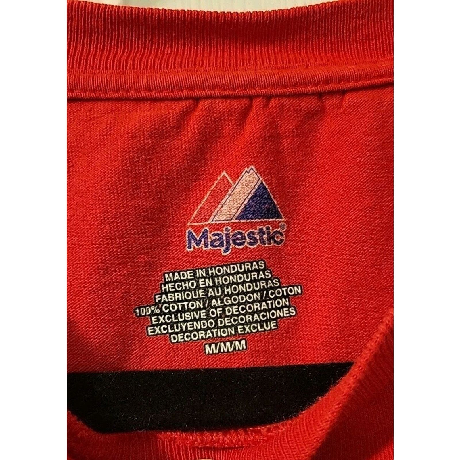 Majestic Majestic MLB Los Angeles Angels Red T-Shirt Jersey Size M Size 32 - 4 Thumbnail
