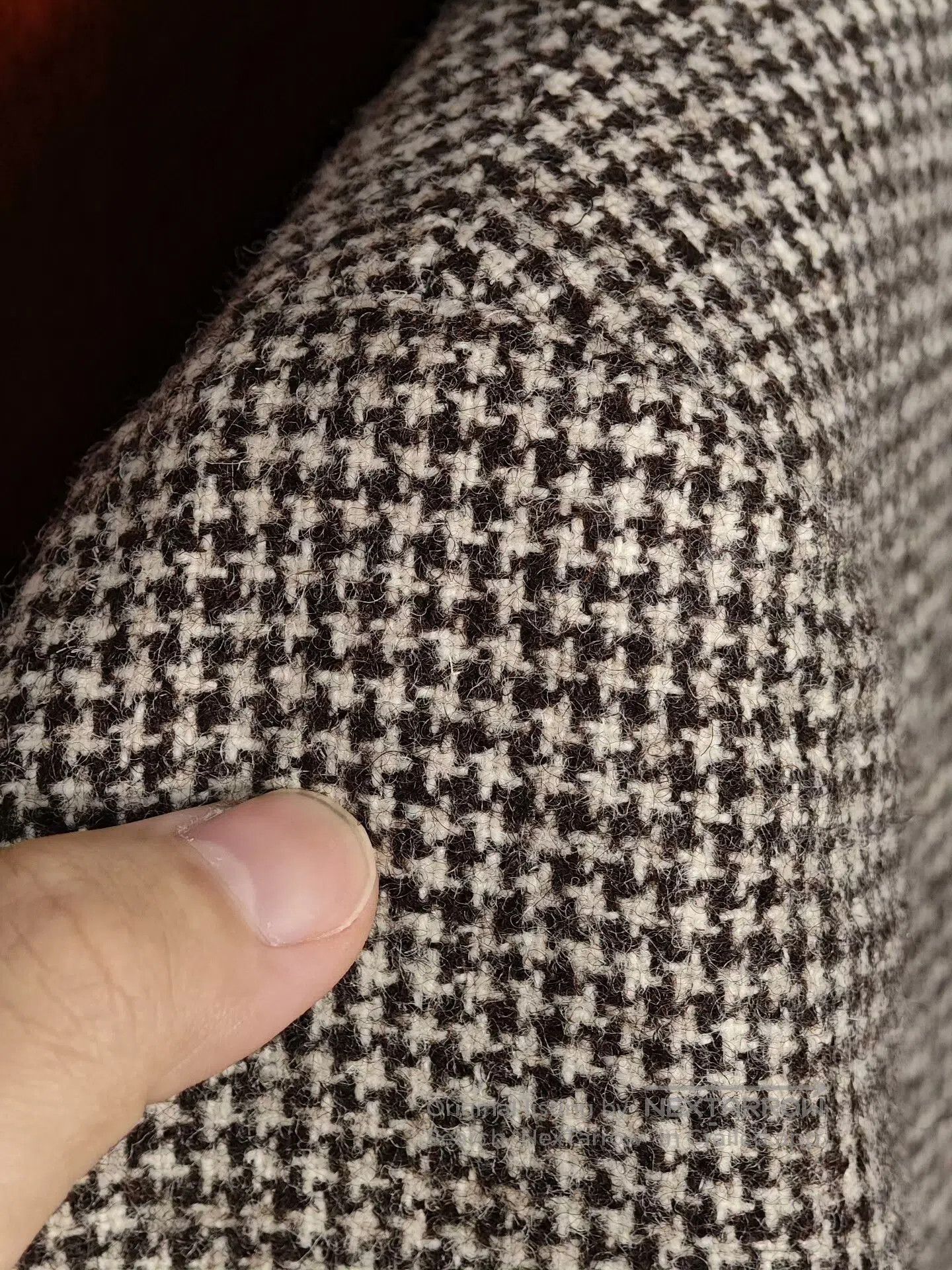 Japanese Brand Custom Wool Houndstooth Suit Jacket. Size US S / EU 44-46 / 1 - 3 Thumbnail