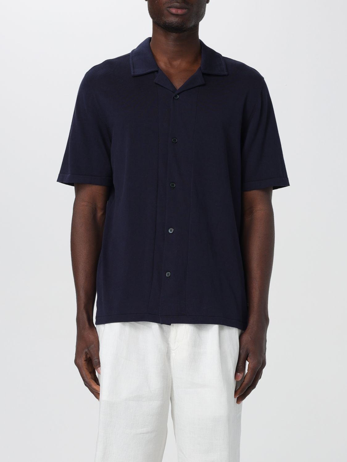 image of Brunello Cucinelli Sweater Men Navy (Size Large)