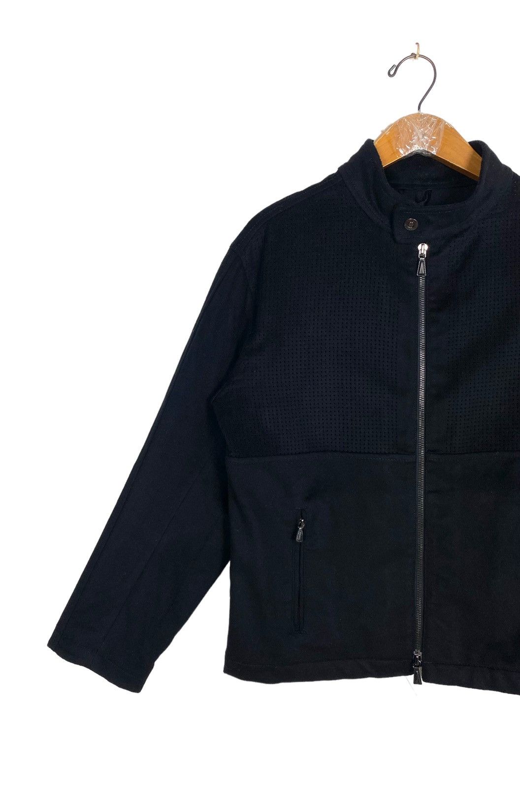 Alfred Dunhill Rare‼️ Alfred Dunhill Wool Zipper Jacket Made Italy Riri Zip Size US S / EU 44-46 / 1 - 3 Thumbnail