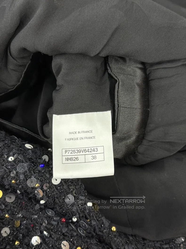 Chanel Chanel 22S heavy industry sequins full of stars black gold Size XS / US 0-2 / IT 36-38 - 5 Thumbnail