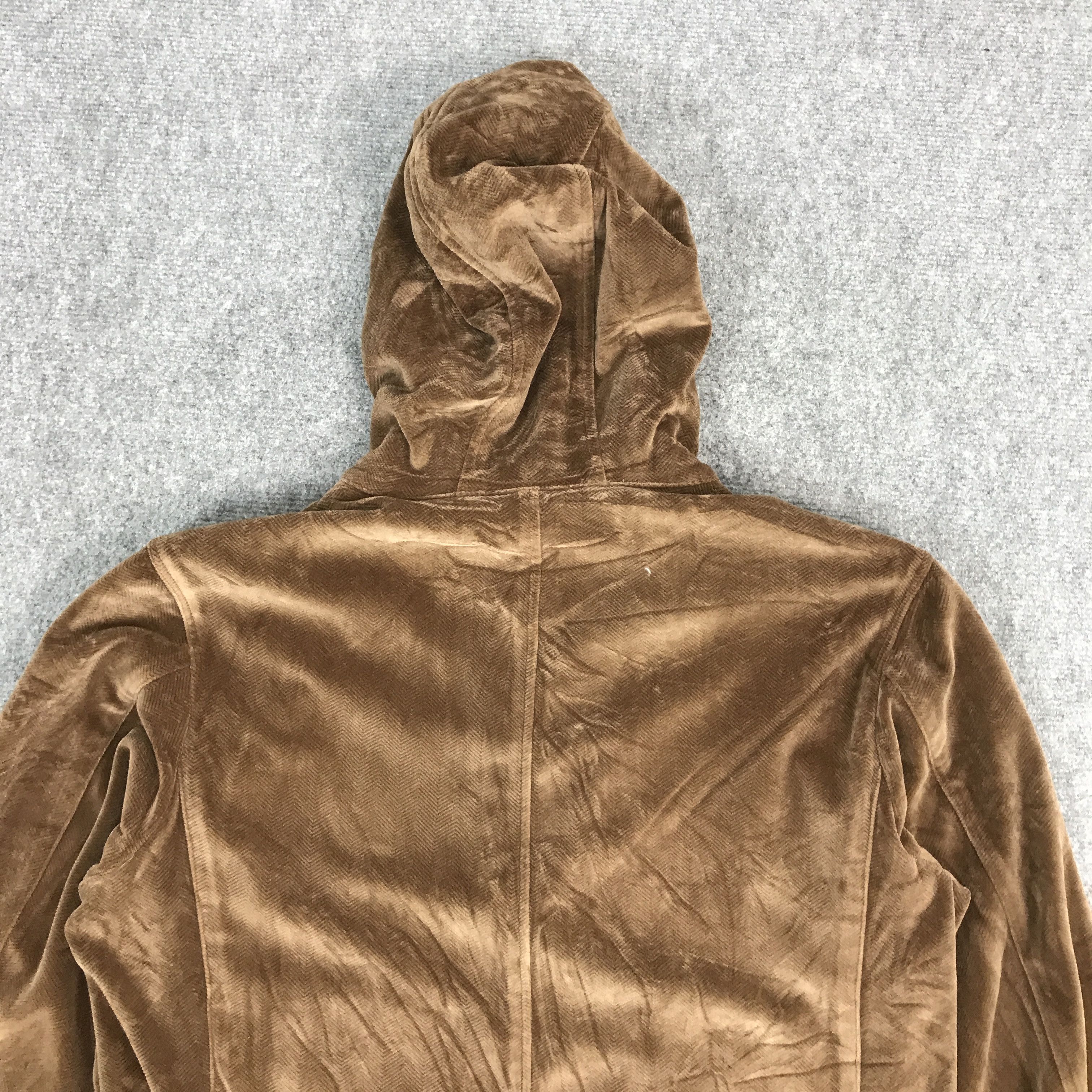 BIGI × Japanese Brand MENS BIGI VELVET HOODIES ZIPPER JACKET Size US XL / EU 56 / 4 - 4 Thumbnail