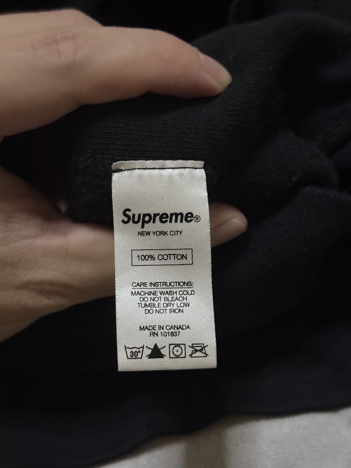Supreme Supreme fw16 black on black box logo hood hoodie Size US XL / EU 56 / 4 - 7 Thumbnail