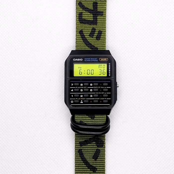 Casio ca53w hot sale nato strap