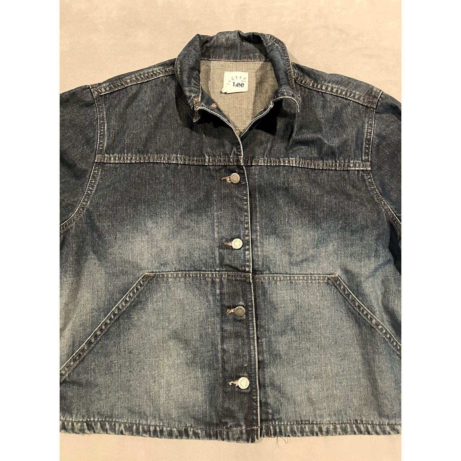 Lee VINTAGE Lee Riveted Denim Jacket Chore Coat Made In USA Size XL RARE Size XL / US 12-14 / IT 48-50 - 3 Thumbnail