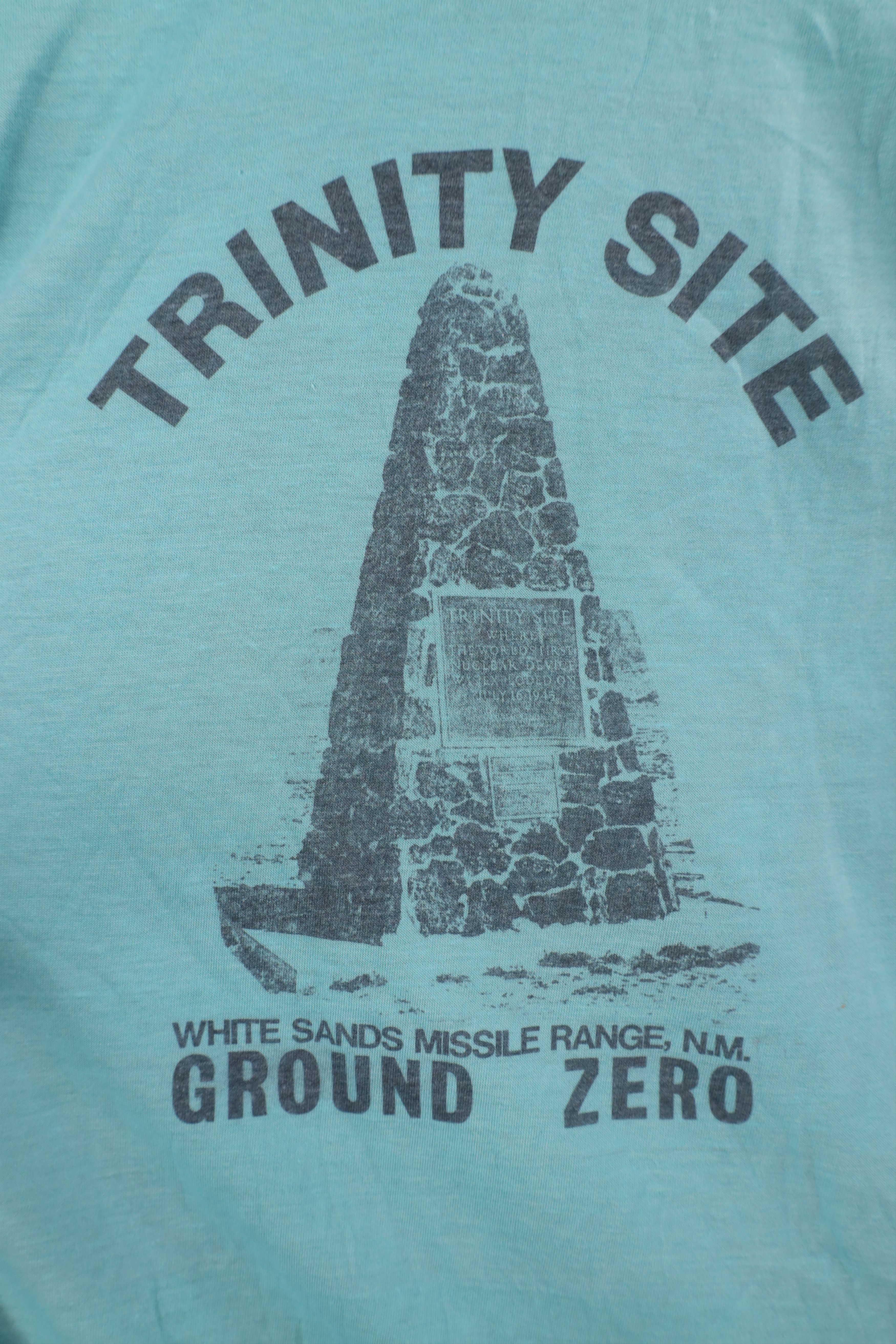 Vintage Vintage 70s Ground Zero White Sands Nuclear Bomb T-Shirt USA Size US XL / EU 56 / 4 - 4 Thumbnail
