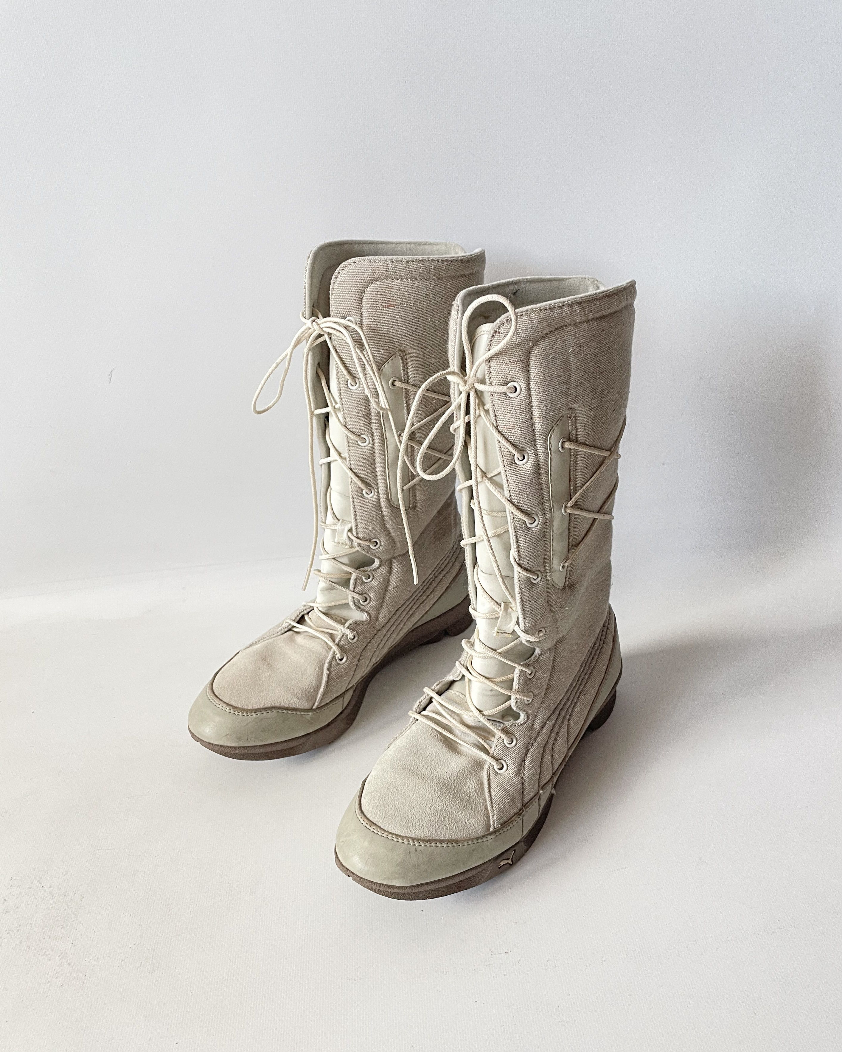 Puma Vintage Puma Mid Calf Y2K Boots Size US 5.5 / IT 35.5 - 2 Thumbnail