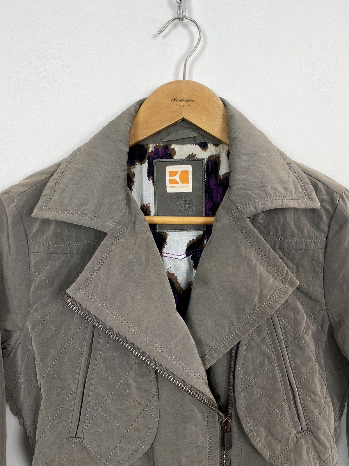 Hugo Boss Boss Orange Windbreaker Jacket With Belt Womens Size US4 Top Size XS / US 0-2 / IT 36-38 - 10 Thumbnail