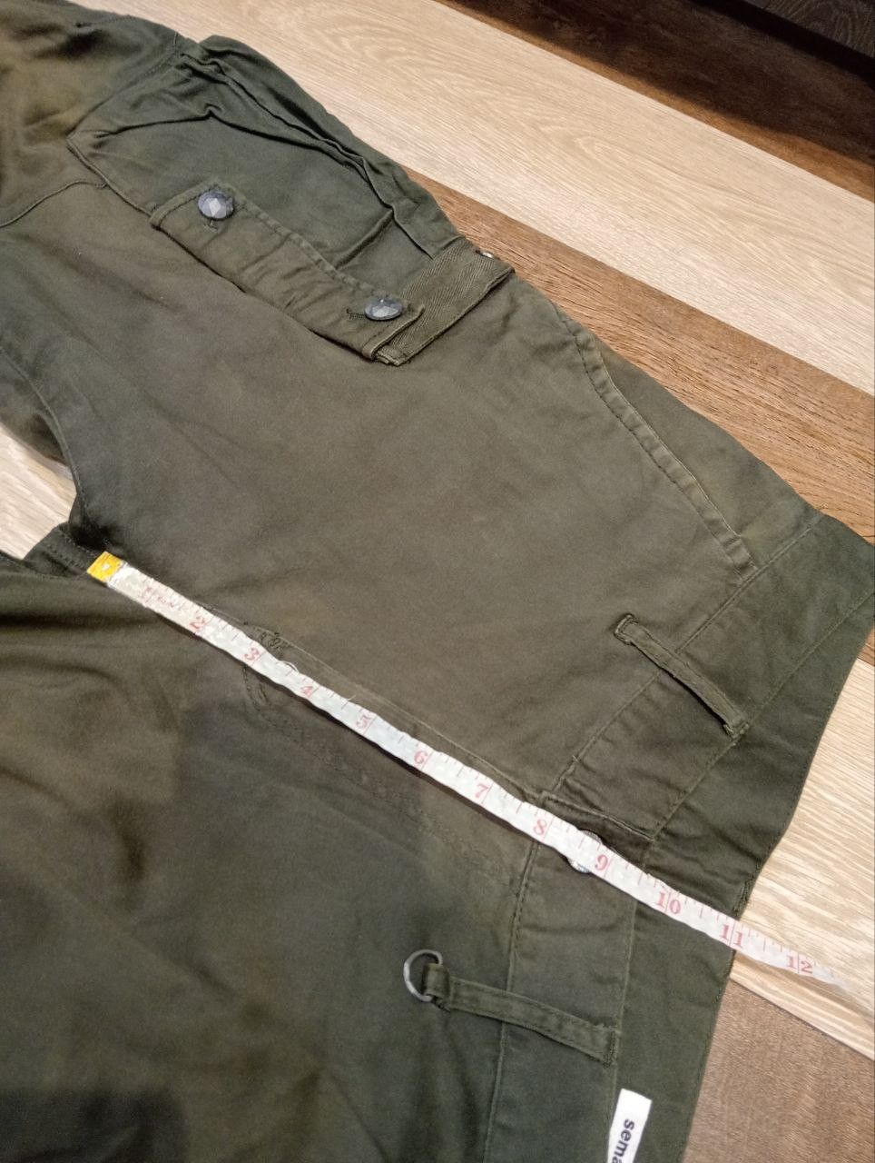 semanticdesign SEMANTIC DESIGN FADED GREEN BANDAGE PANTS Size US 31 - 10 Thumbnail