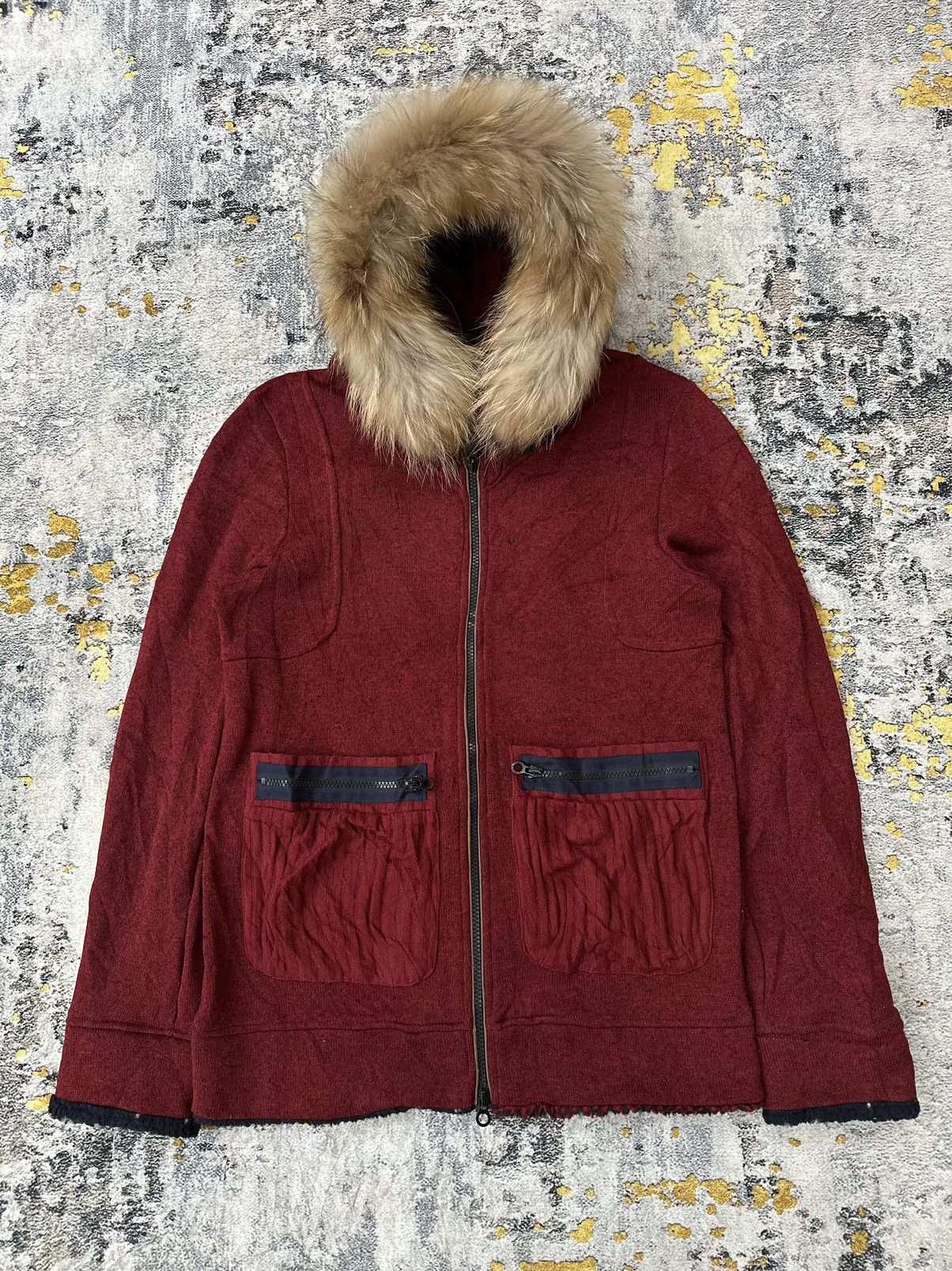 20471120 IF SIX WAS NINE LGB STYLE FUR ZIP HOODIE DOUBLE ZIPPER Size US M / EU 48-50 / 2 - 1 Thumbnail