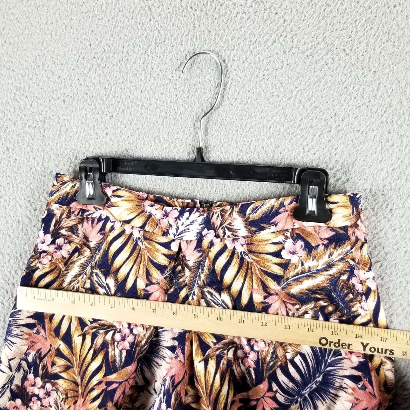Vintage Sophie Rue Mini Skirt Woman Small Floral Print AOP Lined Zipper Short 28X13 Bohemian Festival 90s? Size 28" / US 6 / IT 42 - 5 Thumbnail