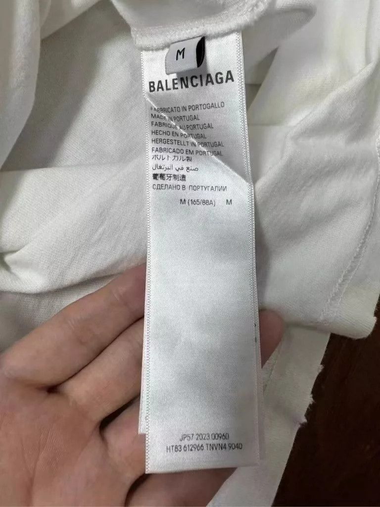 Balenciaga Balenciaga White graffiti short sleeves Size US M / EU 48-50 / 2 - 5 Thumbnail