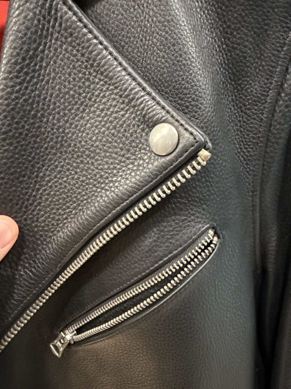 Acne Studios Gibson Leather Jacket Acne Studios Size US M / EU 48-50 / 2 - 10 Thumbnail