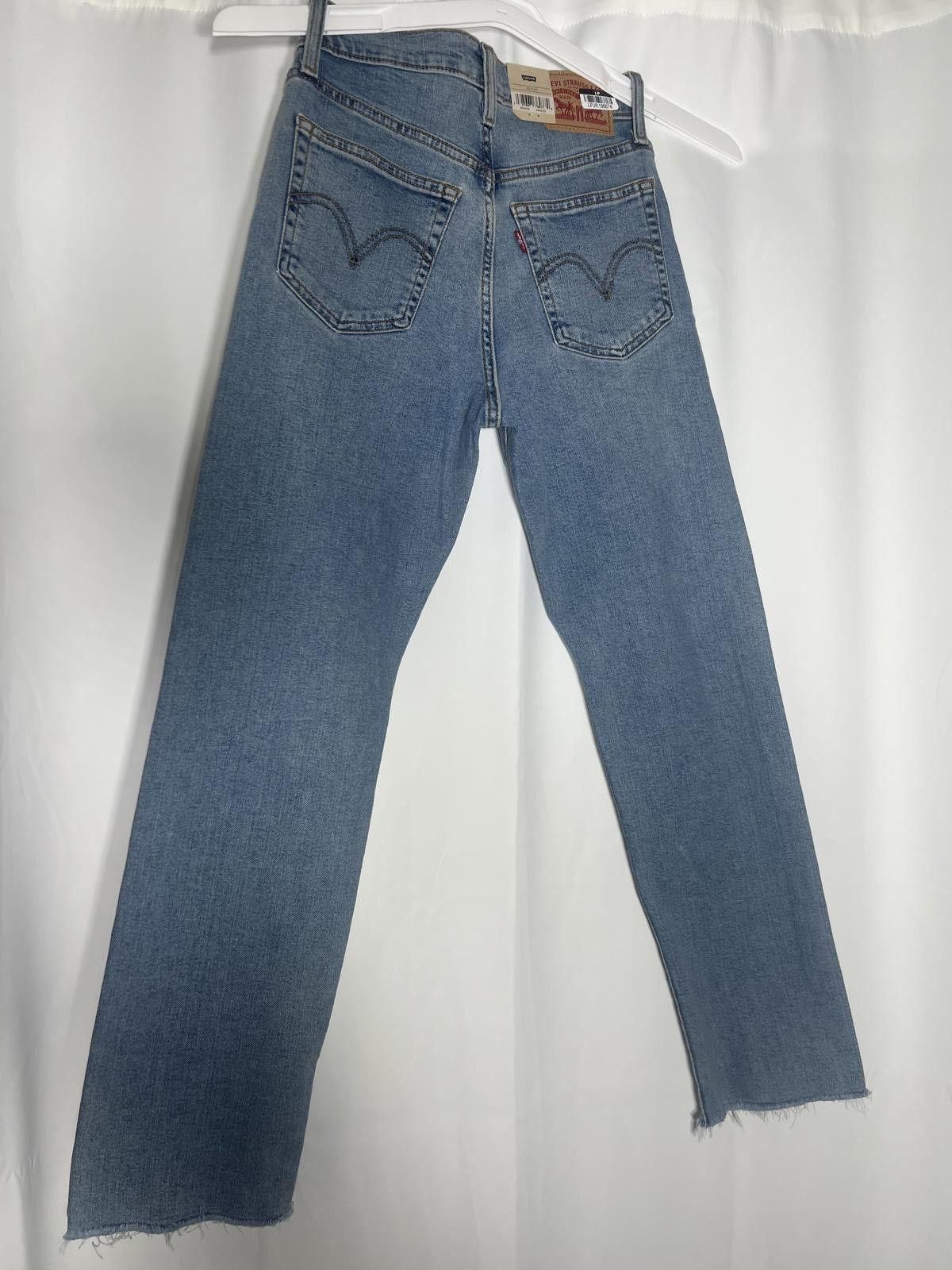 Levi's Levi's Wedgie Straight Light Blue Denim Jeans Size 26 Size 26" / US 2 / IT 38 - 2 Thumbnail